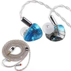 Kiwi Ears Orchestra Lite in Ear Earphones(Blue) + Tripowin Jelly 16 Core Cable (2pin 0.78, 3.5mm) Kiwi Ears Orchestra Lite in Ear Earphones(Blue) + Tripowin Jelly 16 Core Cable (2pin 0.78, 3.5mm)