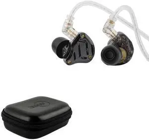 KZ ZS10 PRO 2 in Ear Monitor IEM, 1DD+4BA Hybrid Wired Earbuds, with 4-Level Tuning Switch, 3-Way Crossover Gaming Earbuds ZiiGaat PELLEPOD Leather Earbud Case KZ ZS10 PRO 2 in Ear Monitor IEM, 1DD+4BA Hybrid Wired Earbuds, with 4-Level Tuning Switch, 3-Way Crossover Gaming Earbuds ZiiGaat PELLEPOD Leather Earbud Case