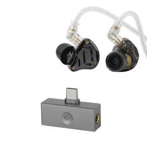 KZ ZS10 PRO 2 in Ear Monitor IEM, 1DD+4BA Hybrid Wired Earbuds + Kiwi Ears Allegro Mini Portable IEM DAC, in Ear Monitor Amplifier KZ ZS10 PRO 2 in Ear Monitor IEM, 1DD+4BA Hybrid Wired Earbuds + Kiwi Ears Allegro Mini Portable IEM DAC, in Ear Monitor Amplifier