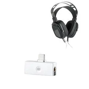 HarmonicDyne Romantic Open-Back Over-Ear Headphones, 60mm Bamboo Fiber Bio-Composite Driver Kiwi Ears Allegro Mini Portable IEM DAC, in Ear Monitor Amplifier, USB C to 3.5/4.4mm HarmonicDyne Romantic Open-Back Over-Ear Headphones, 60mm Bamboo Fiber Bio-Composite Driver Kiwi Ears Allegro Mini Portable IEM DAC, in Ear Monitor Amplifier, USB C to 3.5/4.4mm