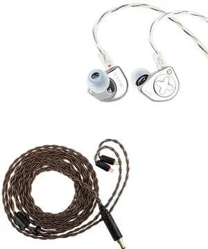 SIMGOT EW300 1DD+1Planar+1PZT Hybrid Driver in Ear Monitor, Wired Earbuds IEM (Standard Edition) + ZiiGaat Z-01 IEM Cable SIMGOT EW300 1DD+1Planar+1PZT Hybrid Driver in Ear Monitor, Wired Earbuds IEM (Standard Edition) + ZiiGaat Z-01 IEM Cable