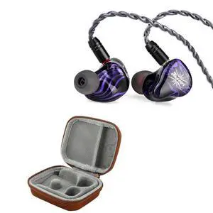 Kiwi Ears Quartet 2DD+2BA Hybrid in-Ear Monitor, HiFi Earphones + ZiiGaat PELLEPOD Leather Earbud Case Kiwi Ears Quartet 2DD+2BA Hybrid in-Ear Monitor, HiFi Earphones + ZiiGaat PELLEPOD Leather Earbud Case