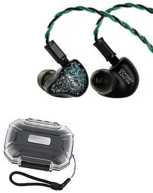 ZiiGaat x Hangout. Audio: Odyssey 2 in Ear Monitor, 1DD + 3BA Hybrid IEM, HiFi Wired Earbuds LC02 in Ear Monitor Case, Portable Earbud Hard Case ZiiGaat x Hangout. Audio: Odyssey 2 in Ear Monitor, 1DD + 3BA Hybrid IEM, HiFi Wired Earbuds LC02 in Ear Monitor Case, Portable Earbud Hard Case