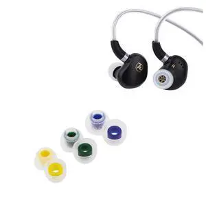7HZ G1 in-Ear Monitor, 10mm DLC Diaphragm Dynamic Driver IEM Earphone + TANGZU Tang Sancai in Ear Monitor Ear Plugs, 3 Pairs 7HZ G1 in-Ear Monitor, 10mm DLC Diaphragm Dynamic Driver IEM Earphone + TANGZU Tang Sancai in Ear Monitor Ear Plugs, 3 Pairs