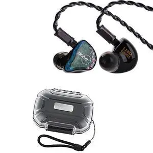 ZiiGaat Luna 6BA HiFi in Ear Monitor, Studio Monitor & Stage Performance IEM Earphones with Fast Response LC02 in Ear Monitor Case, Portable Earbud Hard Case ZiiGaat Luna 6BA HiFi in Ear Monitor, Studio Monitor & Stage Performance IEM Earphones with Fast Response LC02 in Ear Monitor Case, Portable Earbud Hard Case