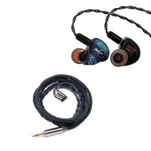 ZiiGaat x Fresh Reviews Arete in Ear Monitor, 1DD+4BA Hybrid Earphone IEM + Tripowin Zonie IEM Cable, 16 Core Silver Plated Earphone Upgraded Cords ZiiGaat x Fresh Reviews Arete in Ear Monitor, 1DD+4BA Hybrid Earphone IEM + Tripowin Zonie IEM Cable, 16 Core Silver Plated Earphone Upgraded Cords
