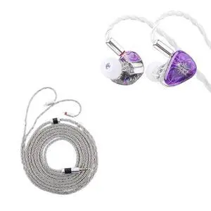 Kiwi Ears Orchestra Lite Custom 8BA in-Ear Monitor IEM (Purple) + Tripowin Zonie IEM Cable(2Pin, Grey) Kiwi Ears Orchestra Lite Custom 8BA in-Ear Monitor IEM (Purple) + Tripowin Zonie IEM Cable(2Pin, Grey)