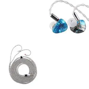 Kiwi Ears Orchestra Lite Performance Custom 8BA in-Ear Monitor IEM with Detachable 4-core 7N Oxygen-Free Copper OFC Cable, Tripowin Zonie IEM Cable, 2m Long Earbud Cable Kiwi Ears Orchestra Lite Performance Custom 8BA in-Ear Monitor IEM with Detachable 4-core 7N Oxygen-Free Copper OFC Cable, Tripowin Zonie IEM Cable, 2m Long Earbud Cable