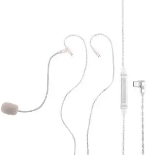 Kiwi Ears S-Link Type-C Gaming IEM Cable with Boom Mic + Inline Mic Kiwi Ears S-Link Type-C Gaming IEM Cable with Boom Mic + Inline Mic