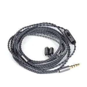 Tripowin Grace Silver-Plated OFC in Ear Earphone Cable w/Mic Tripowin Grace Silver-Plated OFC in Ear Earphone Cable w/Mic