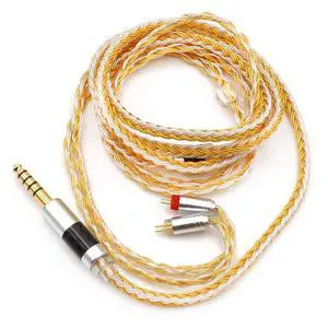 Tripowin Zonie 16 Core Silver Plated IEM Cable, 2pin 0.78mm, 4.4mm Tripowin Zonie 16 Core Silver Plated IEM Cable, 2pin 0.78mm, 4.4mm