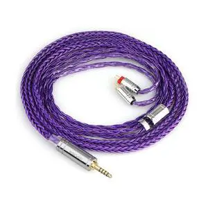 Tripowin Zonie 16 Core Silver Plated IEM Cable, 2pin 0.78mm, 4.4mm Tripowin Zonie 16 Core Silver Plated IEM Cable, 2pin 0.78mm, 4.4mm