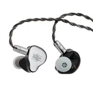 Kiwi Ears KE4 2DD+2BA Isobaric Hybrid IEM in Ear Monitor, Silver Kiwi Ears KE4 2DD+2BA Isobaric Hybrid IEM in Ear Monitor, Silver