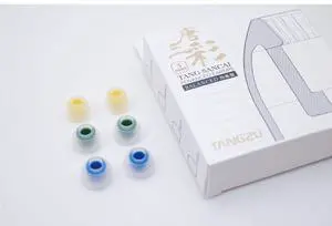TANGZU Tang Sancai in Ear Monitor Ear Plugs, 3 Pairs, Matte Texture Straight Tooth Grooves Eartips for IEMs, in-Ear Earphone, Audiophile Musician(S) TANGZU Tang Sancai in Ear Monitor Ear Plugs, 3 Pairs, Matte Texture Straight Tooth Grooves Eartips for IEMs, in-Ear Earphone, Audiophile Musician(S)