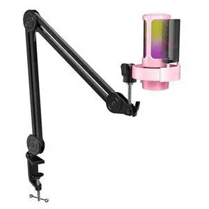 Streaming Microphone and Arm Stand Set, PC Condenser Gaming Mic for Video, Home use, YouTube, with RGB Control, Gain Knob, 3.5mm Headphone Jack, Shock Mount, on Computer/PS4/PS5 (A8P+BM63) Streaming Microphone and Arm Stand Set, PC Condenser Gaming Mic for Video, Home use, YouTube, with RGB Control, Gain Knob, 3.5mm Headphone Jack, Shock Mount, on Computer/PS4/PS5 (A8P+BM63)