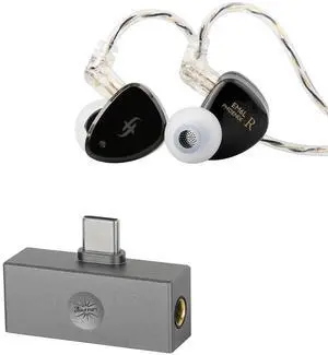 SIMGOT EM6L 1DD + 4BA Hybrid Driver in-Ear Monitor, Gaming Earbud + Kiwi Ears Allegro Mini Portable IEM DAC, in Ear Monitor Amplifier, USB C to 3.5/4.4mm Output SIMGOT EM6L 1DD + 4BA Hybrid Driver in-Ear Monitor, Gaming Earbud + Kiwi Ears Allegro Mini Portable IEM DAC, in Ear Monitor Amplifier, USB C to 3.5/4.4mm Output