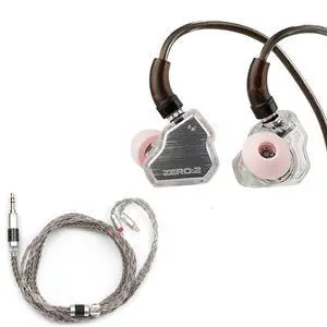 7Hz x Crinacle Zero:2 in Ear MonitorSilver + Tripowin Zonie IEM Cable(2pin-0.78mm, 3.5mm, Grey) 7Hz x Crinacle Zero:2 in Ear MonitorSilver + Tripowin Zonie IEM Cable(2pin-0.78mm, 3.5mm, Grey)