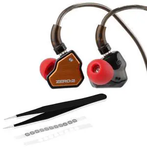 7Hz x Crinacle Zero:2 in Ear Monitor, Updated 10mm Dynamic Driver IEM, Wired Earbuds Earphones, Gaming Earbuds & 7hz x Crinacle Dioko Replacement Filter Mesh Tweezer Kit 7Hz x Crinacle Zero:2 in Ear Monitor, Updated 10mm Dynamic Driver IEM, Wired Earbuds Earphones, Gaming Earbuds & 7hz x Crinacle Dioko Replacement Filter Mesh Tweezer Kit