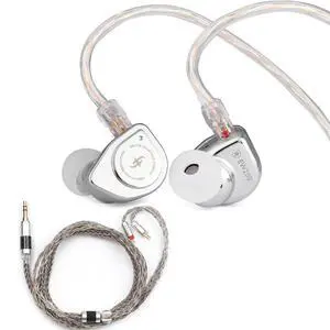 SIMGOT EW200 in Ear Earphones + Tripowin Zonie Cable (2pin-0.78mm, 3.5mm, Grey) SIMGOT EW200 in Ear Earphones + Tripowin Zonie Cable (2pin-0.78mm, 3.5mm, Grey)