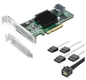 LSI-3008-8I + SFF-8643/4SATA 0.5m LSI-3008-8I + SFF-8643/4SATA 0.5m
