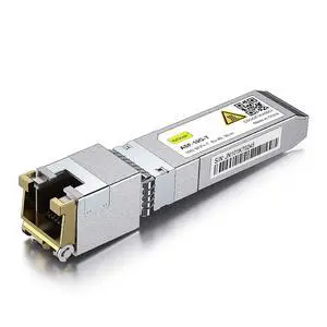10GBase-T SFP+ to RJ-45 Transceiver, 10Gbe SFP+ to Copper Ethernet Module for HPE, H3C SFP-XG-T, RJ-45 SFP+ CAT.6a, up to 30-Meter 10GBase-T SFP+ to RJ-45 Transceiver, 10Gbe SFP+ to Copper Ethernet Module for HPE, H3C SFP-XG-T, RJ-45 SFP+ CAT.6a, up to 30-Meter