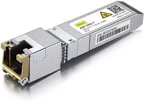 SFP+ to RJ45 1.25/2.5/5/10G-T CAT.6a Copper Transceiver, Auto-Negotiation SFP+ Ethernet Module for Cisco SFP-10G-T-X, Ubiquiti UniFi UF-RJ45-10G, Netgear AXM765 and More, up to 30-Meter SFP+ to RJ45 1.25/2.5/5/10G-T CAT.6a Copper Transceiver, Auto-Negotiation SFP+ Ethernet Module for Cisco SFP-10G-T-X, Ubiquiti UniFi UF-RJ45-10G, Netgear AXM765 and More, up to 30-Meter