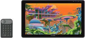 Kamvas 22 Plus QLED Drawing Tablet with Full-Laminated Screen 140% sRGB Tilt, 21.5 inch Graphics Art Tablet for Artist & Designer, Work with Mac, Windows, Linux & Android with Mini Keydial K20 Kamvas 22 Plus QLED Drawing Tablet with Full-Laminated Screen 140% sRGB Tilt, 21.5 inch Graphics Art Tablet for Artist & Designer, Work with Mac, Windows, Linux & Android with Mini Keydial K20