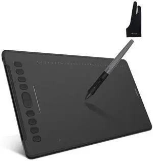 Inspiroy H1161 Graphics Drawing Tablet, Touch Strip and 8192 Pen Pressure Sketch Tablet with Battery-Free Stylus,10 Shortcut Keys and Large Size Glove Inspiroy H1161 Graphics Drawing Tablet, Touch Strip and 8192 Pen Pressure Sketch Tablet with Battery-Free Stylus,10 Shortcut Keys and Large Size Glove