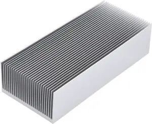 JVFYI 200x69x36mm Extra Large Aluminum Heatsink, 27-Fin High Power Cooler for LED Amplifier, Transistor, Semiconductor & PCB