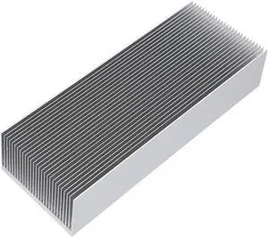JVFYI 300x69x36mm Extra Large Aluminum Heatsink, 27-Fin High Power Cooler for LED Amplifier, Transistor, Semiconductor & PCB