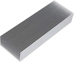 JVFYI 400x69x36mm Extra Large Aluminum Heatsink, 27-Fin High Power Cooler for Industrial LED Amplifier, Transistor & Semiconductor