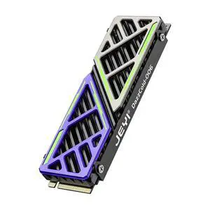 JEYI Finscold Q80 Copper M.2 Heatsink, All-Copper Passive NVMe SSD Cooler with Copper Fins for PC/PS5, High-Performance Cooling for Samsung 980 Pro/970 EVO, WD Black SN850
