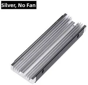 GMTA M.2 2280 SSD Aluminum Heatsink, Silver Passive Cooler for NVMe/NGFF Solid State Drive