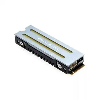 FINALCOOL Ice Soul RGB M.2 2280 SSD Heatsink, ARGB Dual-Side Cooler for NVMe Solid State Drive, Motherboard Sync & Standalone Modes