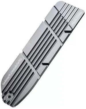 FINALCOOL Ice Armor PS5 SSD Heatsink, Integrated PCIe 4.0 M.2 NVMe Cooler for Original PlayStation 5 Console, Dedicated Heat Spreader