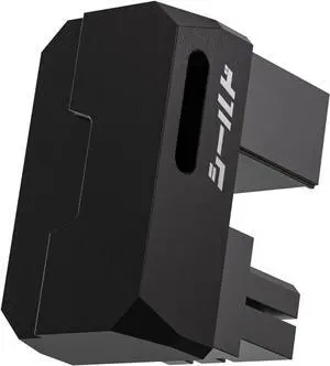 8-Pin PCIe GPU Power Adapter,180-Degree U-Turn Angled Connector, Aluminum Design for Graphics Cards  Standard Type, Black-1 Pack