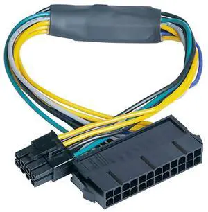 JVFYI Main Power 24 pin to 8 pin ATX Power Supply Adapter Cable for DE,LL Optiplex 3020 7020 9020 Precision T1700