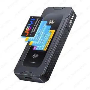 Visual Smart M.2 SSD Aluminum Enclosure - USB 3.2 Gen2 10Gbps with Real-Time Temperature Monitoring & 10 Display Modes