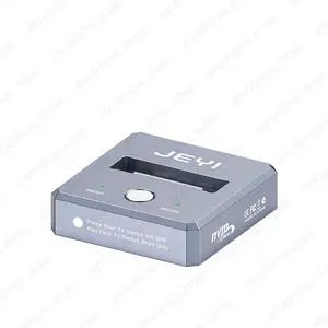 Ultra-Portable M.2 SSD Enclosure Type-C USB3.2 10Gbps Aluminum Case with Write Protection & Ultra-Thin Design for NVMe/SATA