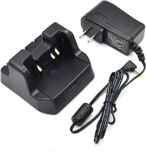 JVFYI CD-41 Rapid Charger for YAESU FT1DR FT2DR FT3DR FT5DR VX-8R VX-8DR VX-8GR Handheld Radio Battery CD41 Desk Charging SBR-14 SBR-24 FNB-101 FNB-102