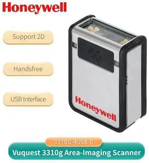 Honeywe,ll Vuquest 3310G-4USB-0 Hands-Free 1D 2D Barco,de Scann,er w/ USB Cable US Honeywe,ll Vuquest 3310G-4USB-0 Hands-Free 1D 2D Barco,de Scann,er w/ USB Cable US