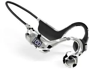 AKZ-G6 True Bone Conduction Bluetooth Headphones with MicroSD Card Slot & LED Display,2025 Wireless Open-Ear Sports Headset for Running, IPX8 Waterproof, 8H+ Playtime, Bluetooth 5.3 Military green AKZ-G6 True Bone Conduction Bluetooth Headphones with MicroSD Card Slot & LED Display,2025 Wireless Open-Ear Sports Headset for Running, IPX8 Waterproof, 8H+ Playtime, Bluetooth 5.3 Military green