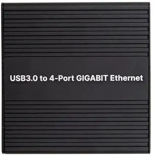 JVFYI USB3.0 RTL8153 Quad-Port Gigabit Network Adapter JVFYI USB3.0 RTL8153 Quad-Port Gigabit Network Adapter