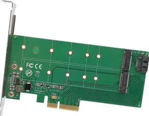 M.2 M-Key SSD PCI-Express 2.0 x4 Adapter or M.2 B-Key SSD to SATA Interface Adapter Card M.2 M-Key SSD PCI-Express 2.0 x4 Adapter or M.2 B-Key SSD to SATA Interface Adapter Card