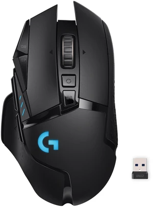 G502 Lightspeed Wireless Gaming Mouse - Black | RGB, Adjustable Weights, 11 Programmable Buttons, POWERPLAY Compatible, On-Board Memory, for PC/Mac G502 Lightspeed Wireless Gaming Mouse - Black | RGB, Adjustable Weights, 11 Programmable Buttons, POWERPLAY Compatible, On-Board Memory, for PC/Mac