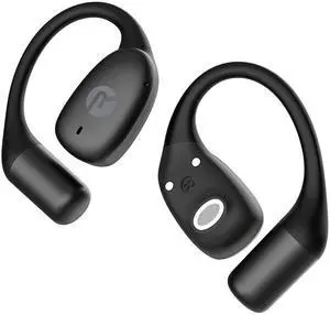 Essential Open Earbuds  True Wireless Open Ear Bluetooth 6.0 Headphones, Ultra-Lightweight, Comfort Hook Design, IPX5 Water Resistant, 36 Hours of Battery Life (Black)