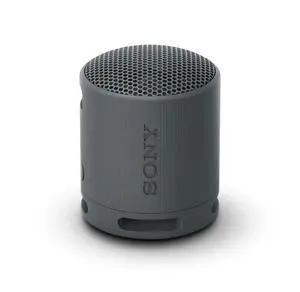 SRS-XB100 Wireless Bluetooth Portable Lightweight Super-Compact Travel Speaker, Durable IP67 Waterproof & Dustproof Shower Speaker, 16 Hour Battery, Versatile Strap, & Hands-free Calling, Black