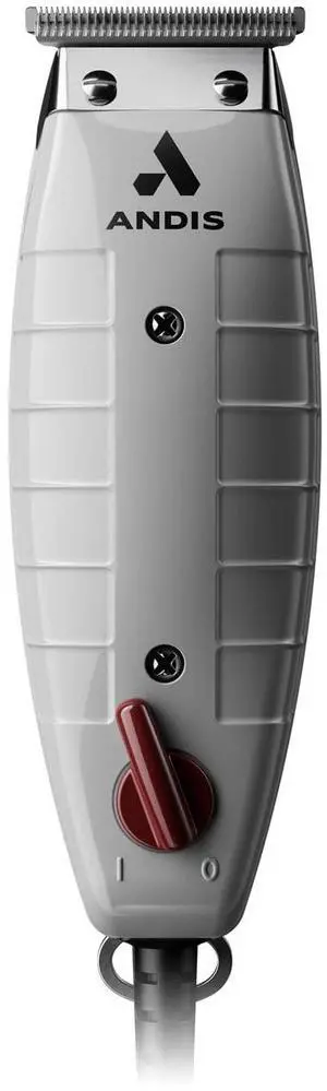 04780 Professional T-Outliner Beard & Hair Trimmer for Men with Carbon Steel T-Blade, Bump Free Technology  Corded Electric Beard Trimmer, GTO, Grey