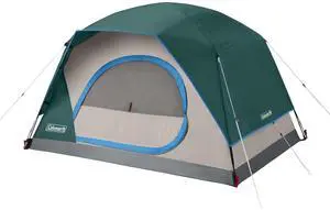 Skydome Tent with 5 Minute Setup, 2/4/6/8 Person Weatherproof Tent with Rainfly & Carry Bag, 20% More Headroom Than Traditional Canopies