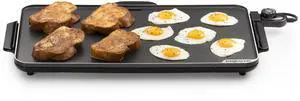 07072 22-Inch Extra Large Griddle, 22"x 13", Low Profile Design, Ceramic Nonstick, Black 07072 22-Inch Extra Large Griddle, 22"x 13", Low Profile Design, Ceramic Nonstick, Black